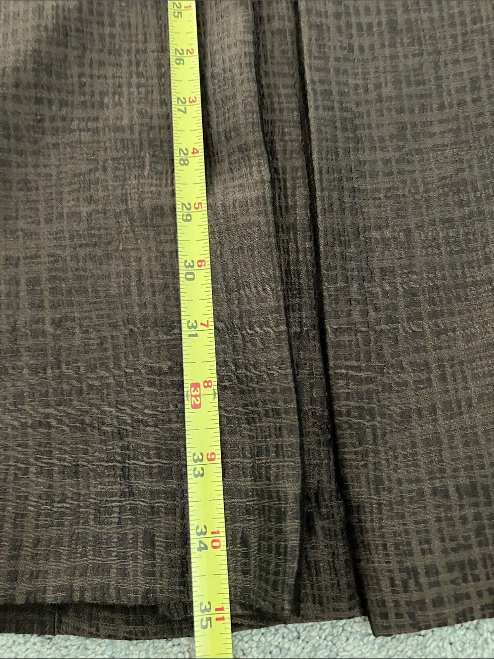 Silk Eileen Fisher Dark Brown Elegant Open-Front Jacket - Picture 6 of 9